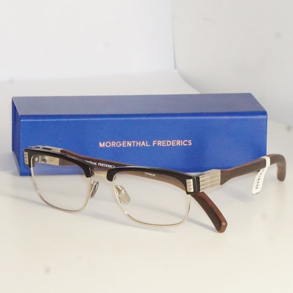 MORGENTHAL FREDERICS Other - New MORGENTHAL FREDERICS Charlie natural Wood  titanium Eyeglasses   $1300